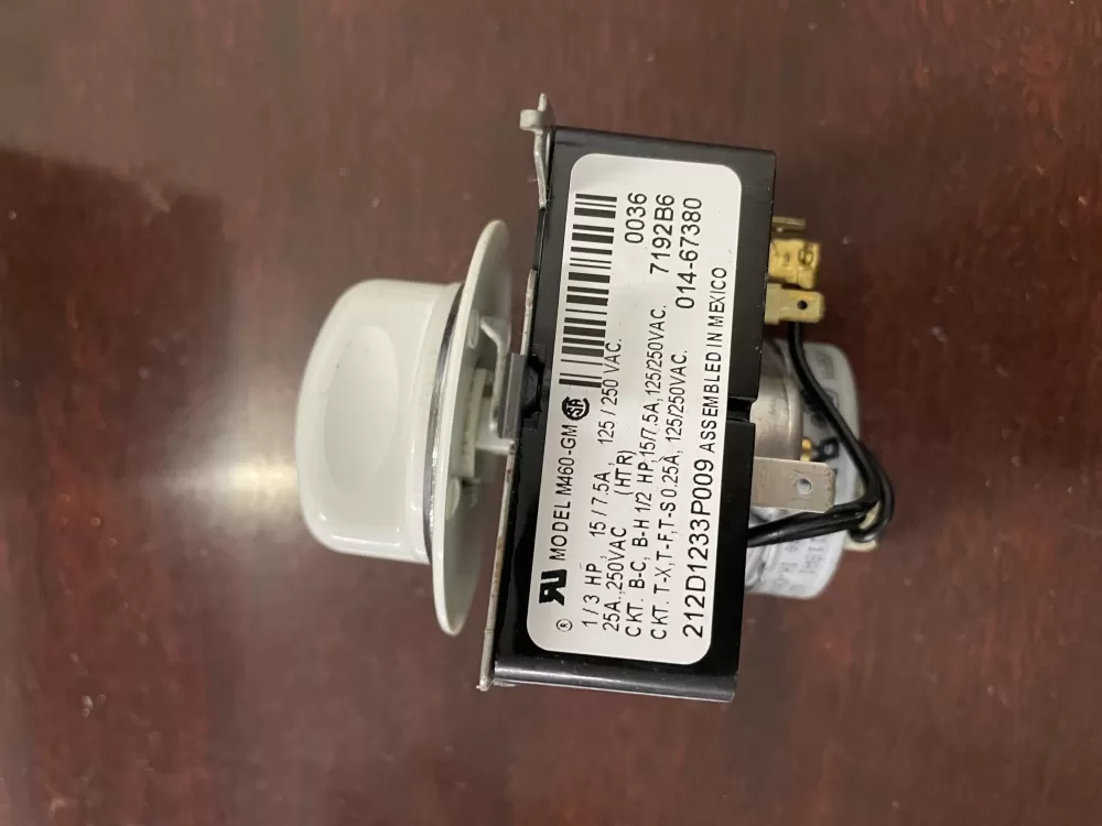 GE 212D1233P009 WE04X23134 WE4M361 4455190 Dryer Timer AZ39880 | KM223