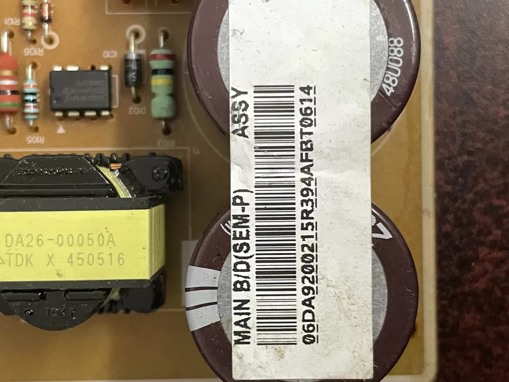 Samsung DA92-00215R Refrigerator Inverter Control Board AZ27438 | WM93