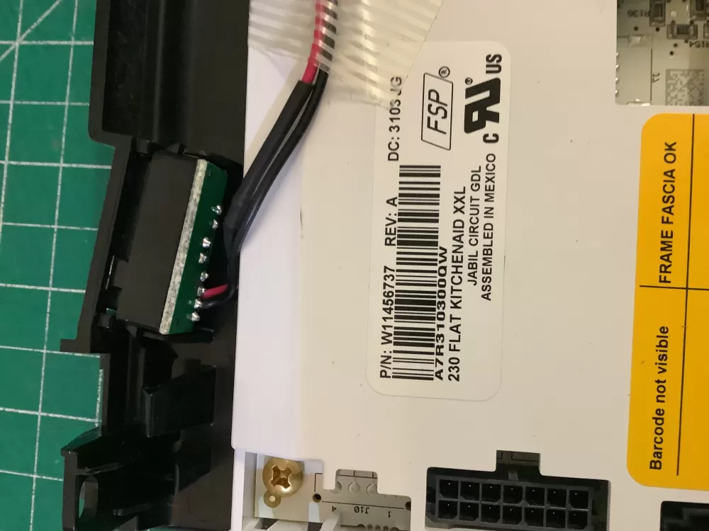 KitchenAid W11456737 Refrigerator Display Control Board AZ185471 | NR1831