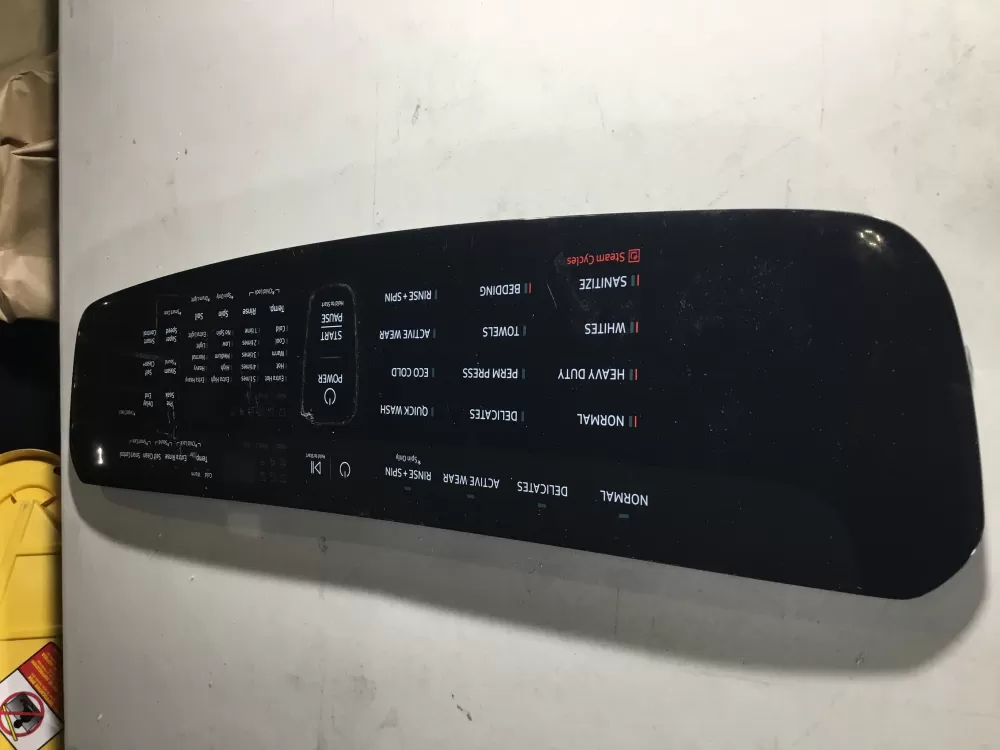Samsung DC92-01984B Dryer Control Board Panel Interface