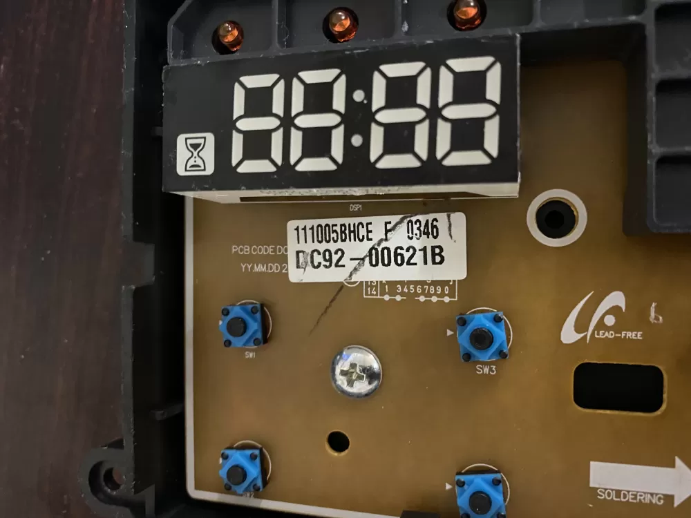 Samsung DC92 00621B Dryer Control Board AZ32582 | BK1680