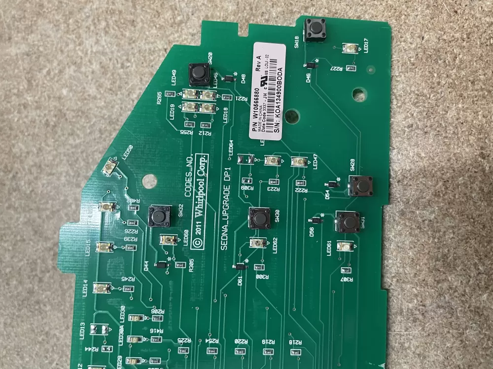 Whirlpool W10566880 Washer Control Board AZ23628 | KM1157