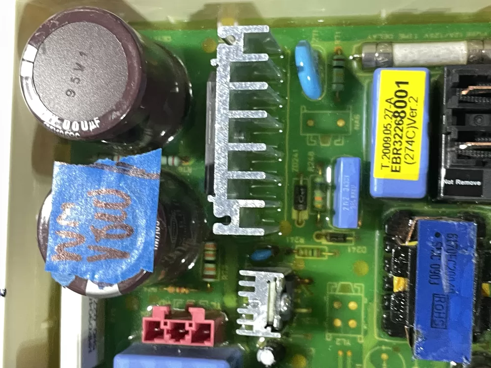 LG EBR32268001 AP5078533 1368924 Washer Control Board AZ163658 | Wmv810