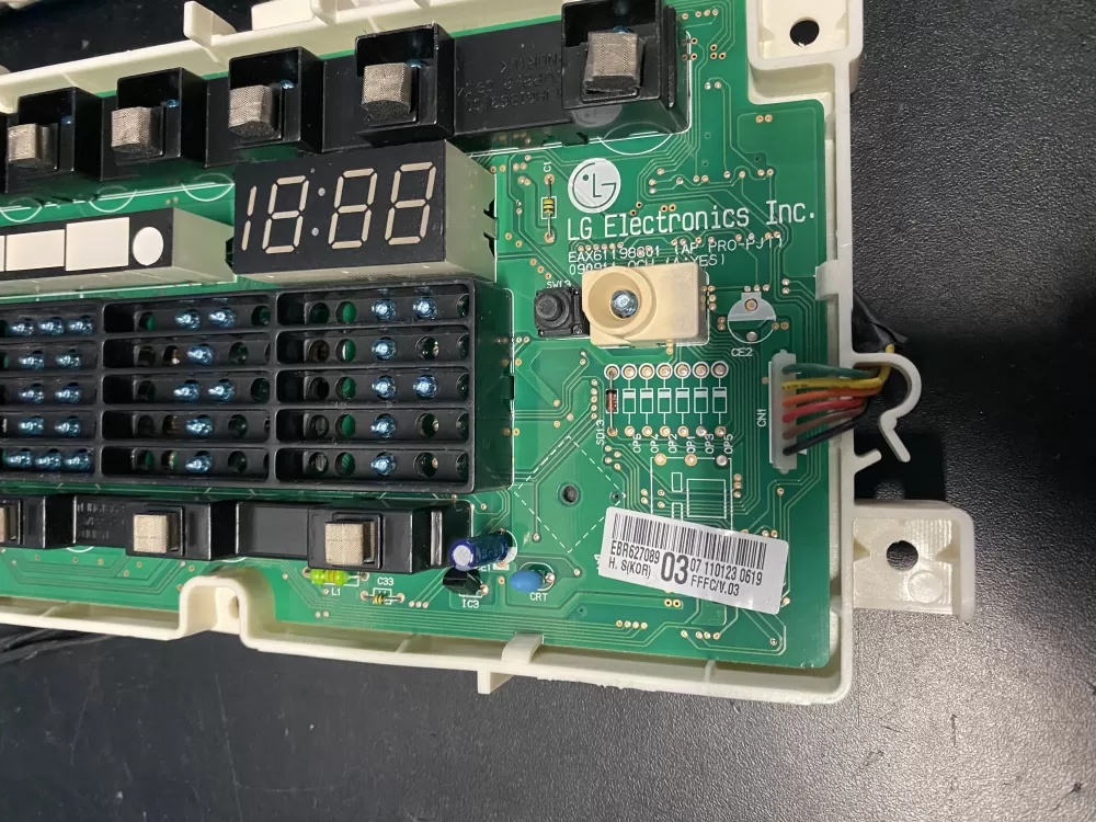 Kenmore LG EBR62708903 Dryer Control Board AZ18713 | BK751