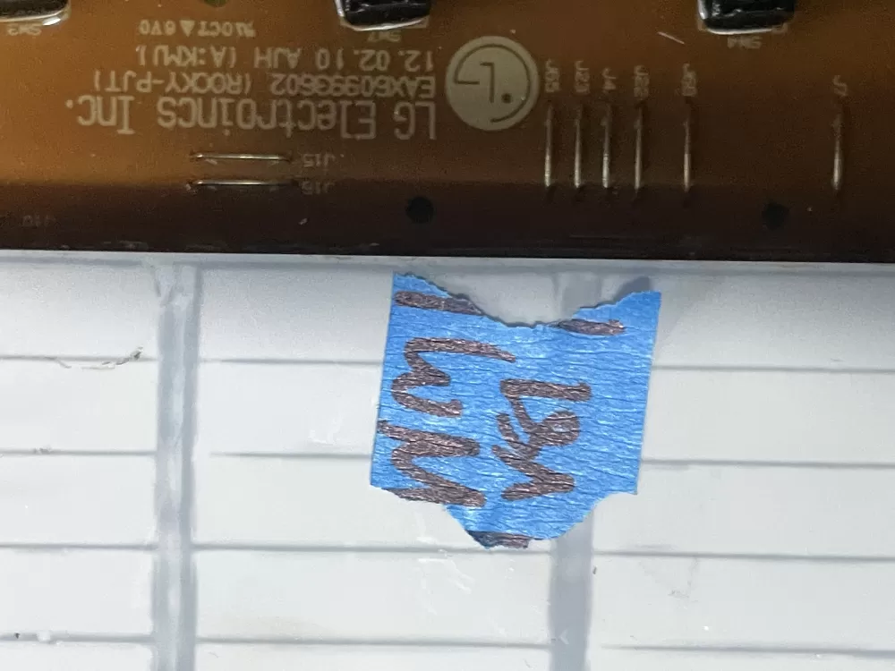 LG EBR62267115 EBR62267118 EBR62267128 Washer Control Board AZ18117 | WMV81