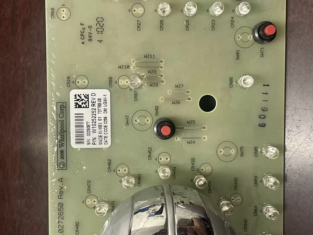 Whirlpool Maytag W10272650 W10252252 Washer Main Control Board AZ30070 | KM257