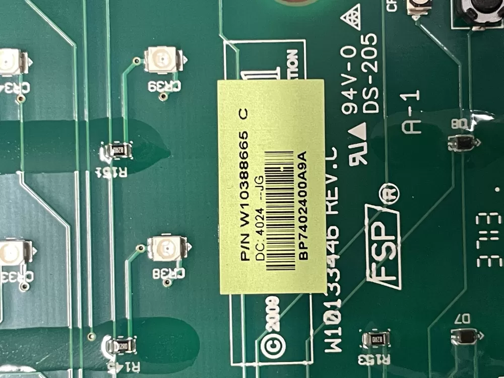 Maytag W10388665 Control Board AZ30433 | WM354
