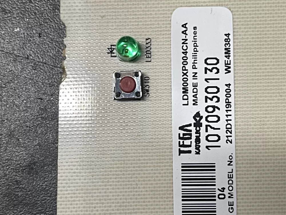 GE 212D1119P004 WE4M384 Dryer Control Board AZ17094 | WM1221