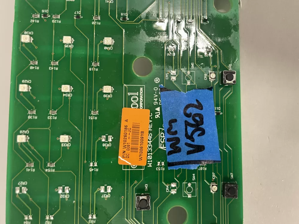 Whirlpool Maytag W10260186 W10258434 Washer Control Board AZ226521 | Wmv562