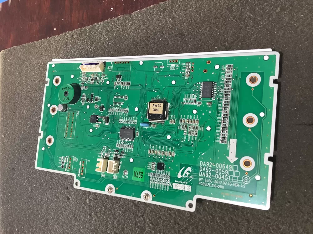 Samsung DA92 00649A Refrigerator Control Board Dispenser AZ111800 | NR517
