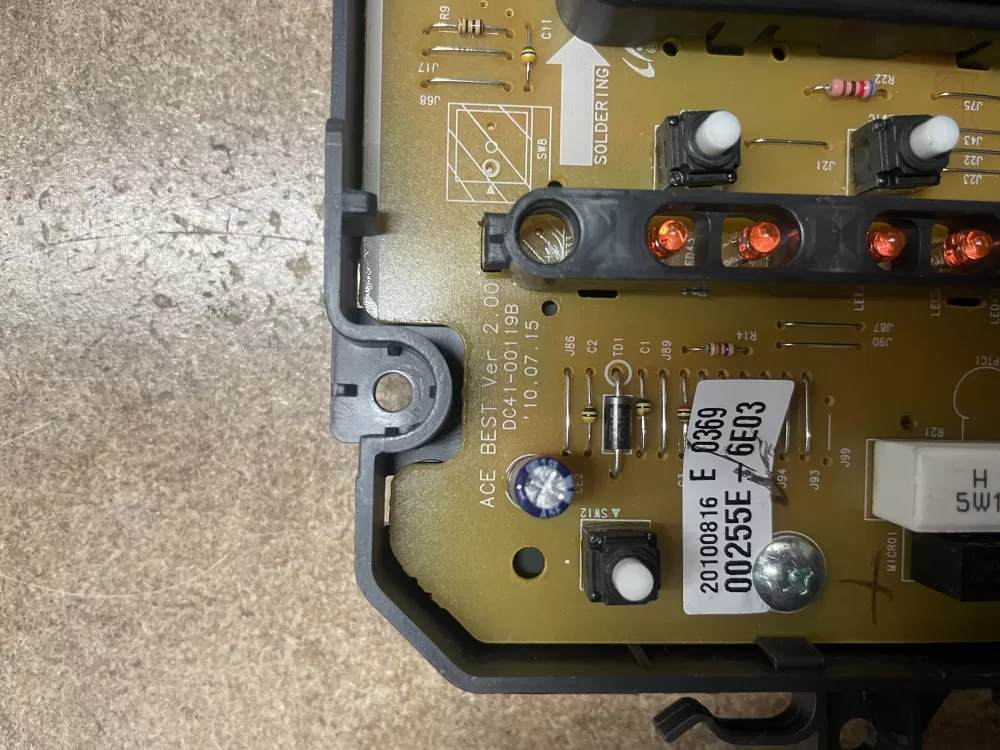 Samsung DC41 00119B Dryer Control Board AZ6151 | KMV207
