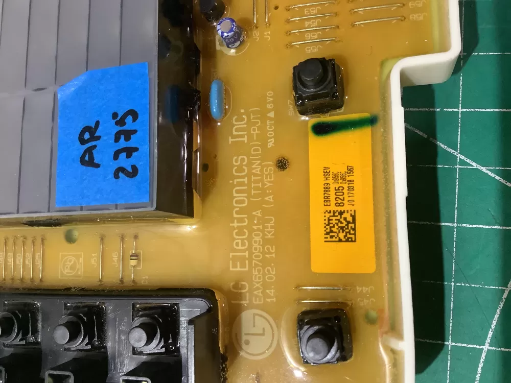 LG EBR78898205 Washer Control Board Interface AZ199115 | AR2775