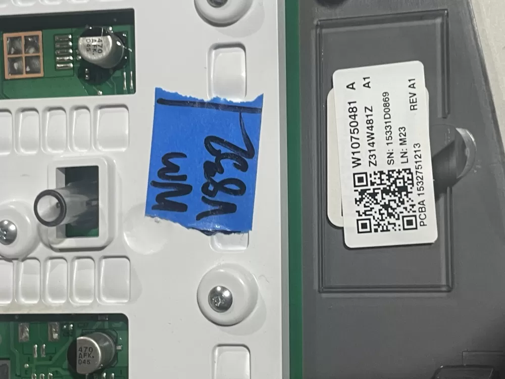 Whirlpool W10433090 W10750481 W10814583 Washer Control Panel AZ185982 | Wmv832