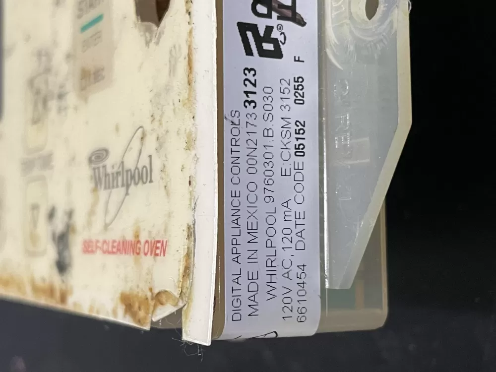 Whirlpool 9760301 6610454 Range Control Board AZ22963 | WM996