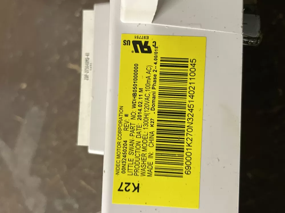 GE Wmcf0501000000 Washer Control Board AZ60098 | Wm2032