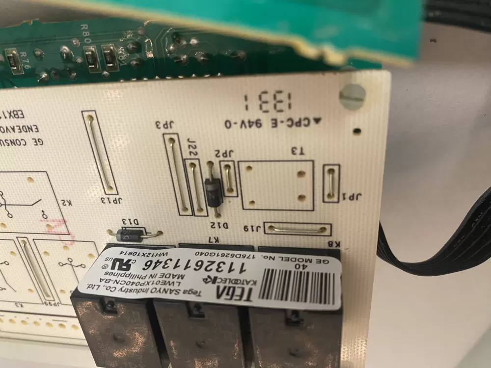 GE 175D5261G040 EBX1129P004 WH12X10614 Washer Control Board AZ201991 | BK2723