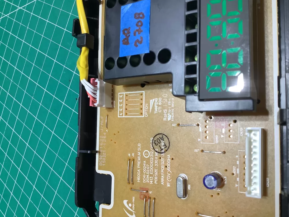 Samsung DC92-01622G DC94-04345G Washer Control Board AZ183619 | AR2708
