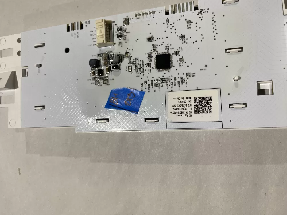 GE 308D1567G016 Dryer UI Display Control Board AZ162359 | BK293