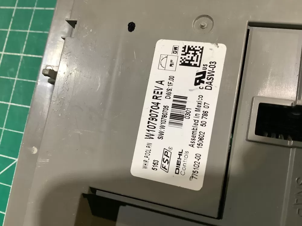 Whirlpool W10732588 W10790704 Dishwasher Control Board AZ152913 | NR16