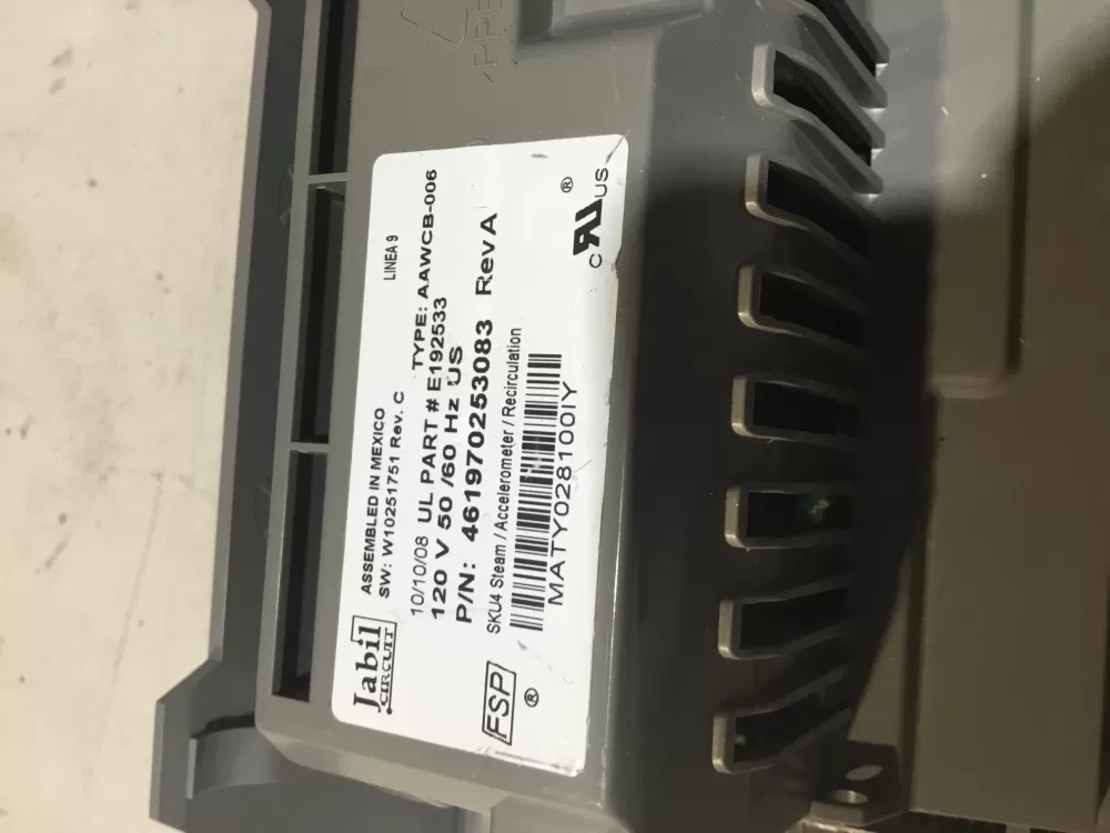 461970253083 w10306981 W10391042 Washer Control Board AZ48849 | NR1793