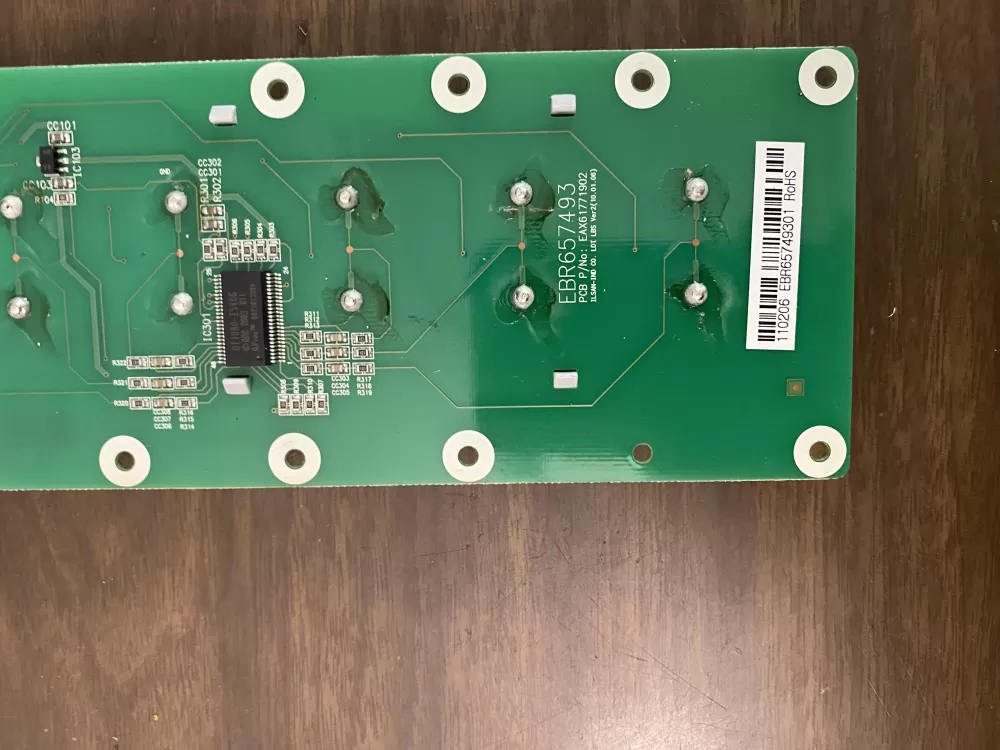 LG EBR65749301 Refrigerator Dispenser Control Board AZ82833 | BK1429