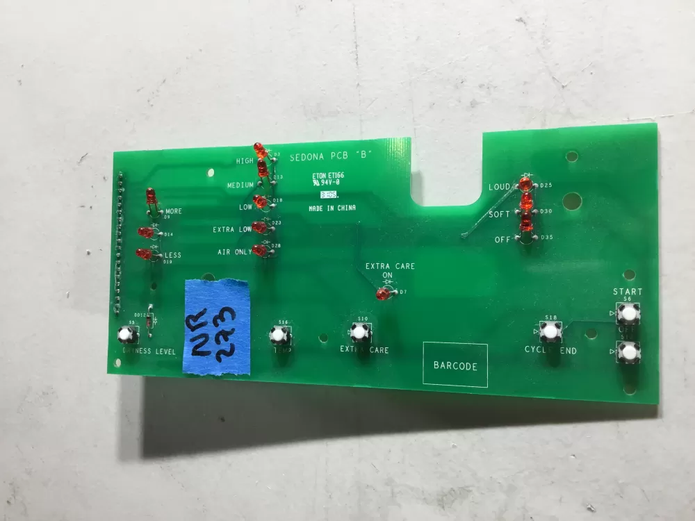 Kitchenaid 8558455 WP8558455 Dryer Board Control AZ46345 | NR273