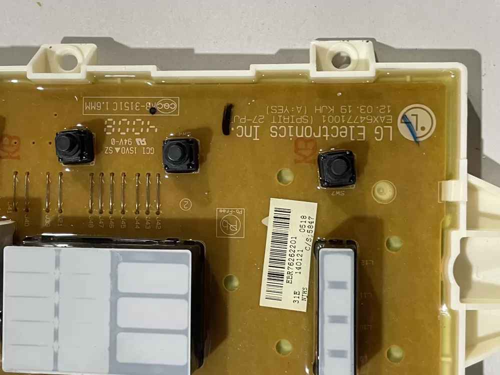 LG EBR76262201 EBR75446006 Washer Control Board AZ178603 | KMV617