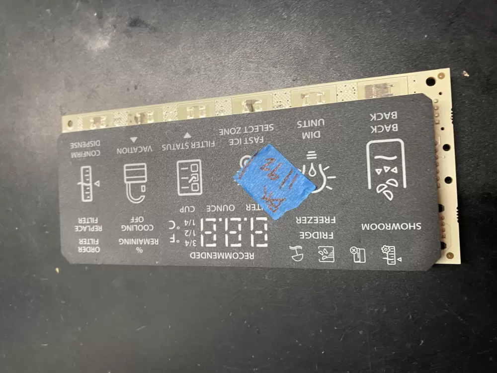 Whirlpool W10222961 Refrigerator UI Display Control Board AZ21542 | BK1192