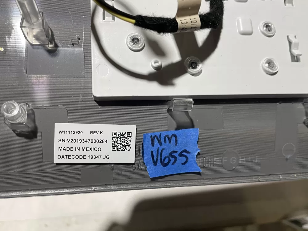 OEM Whirlpool Washer Control Panel W11112920 W11174237 | Wmv655