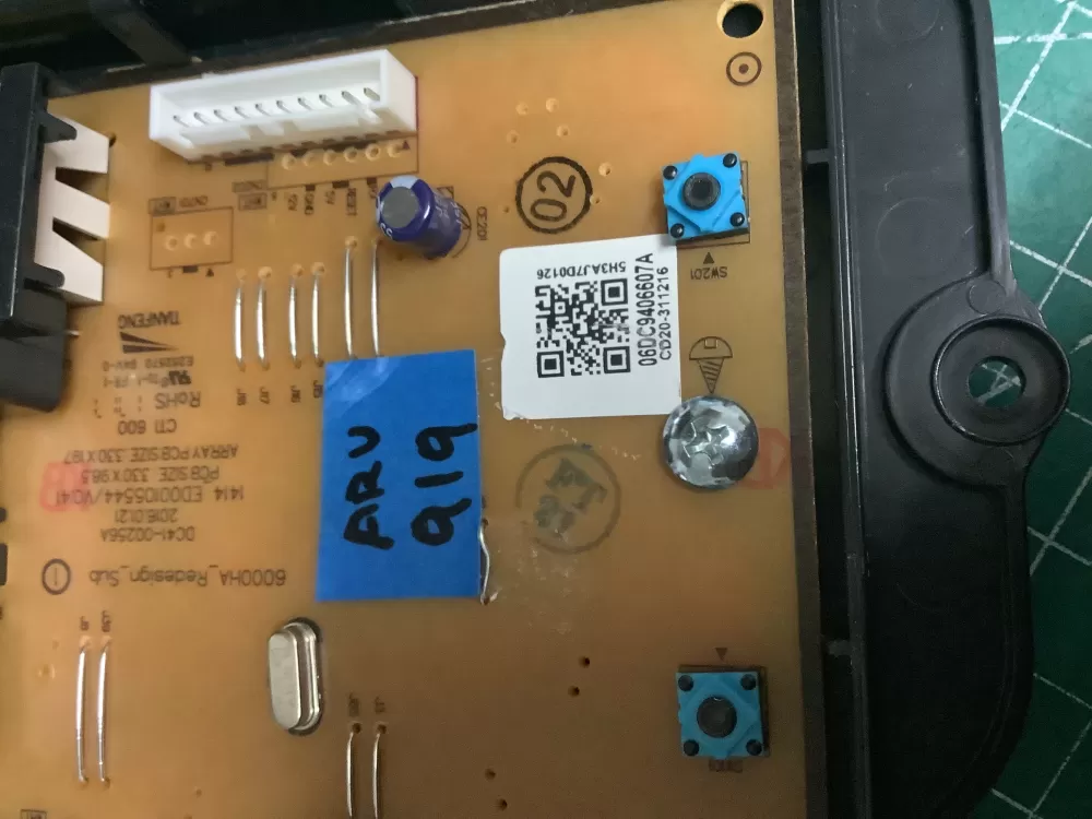 Samsung DC9406607A Washer Control Board AZ210936 | ARV919