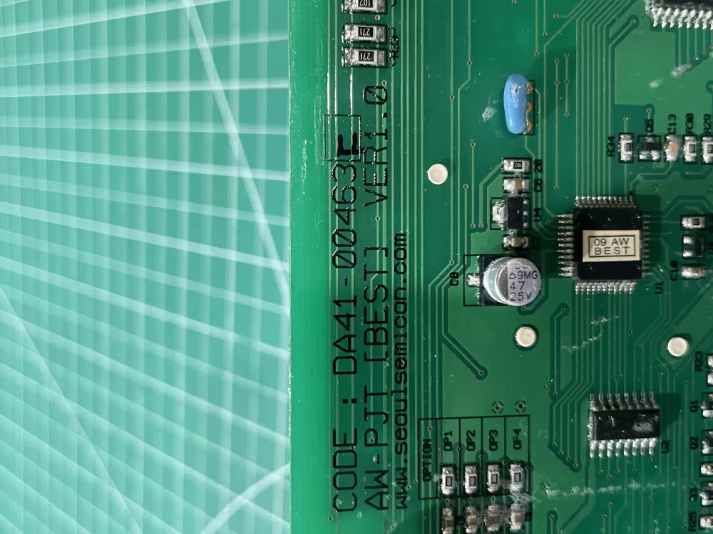 Samsung DA41-00463E Refrigerator Dispenser Display Control Pn: AZ195571 | Wm545