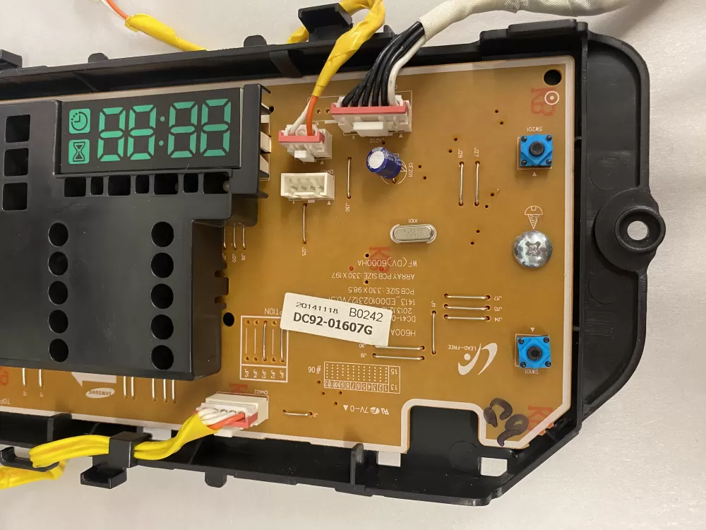 DC92-01607G Samsung Dryer Main Pcb Control Board User Interface
