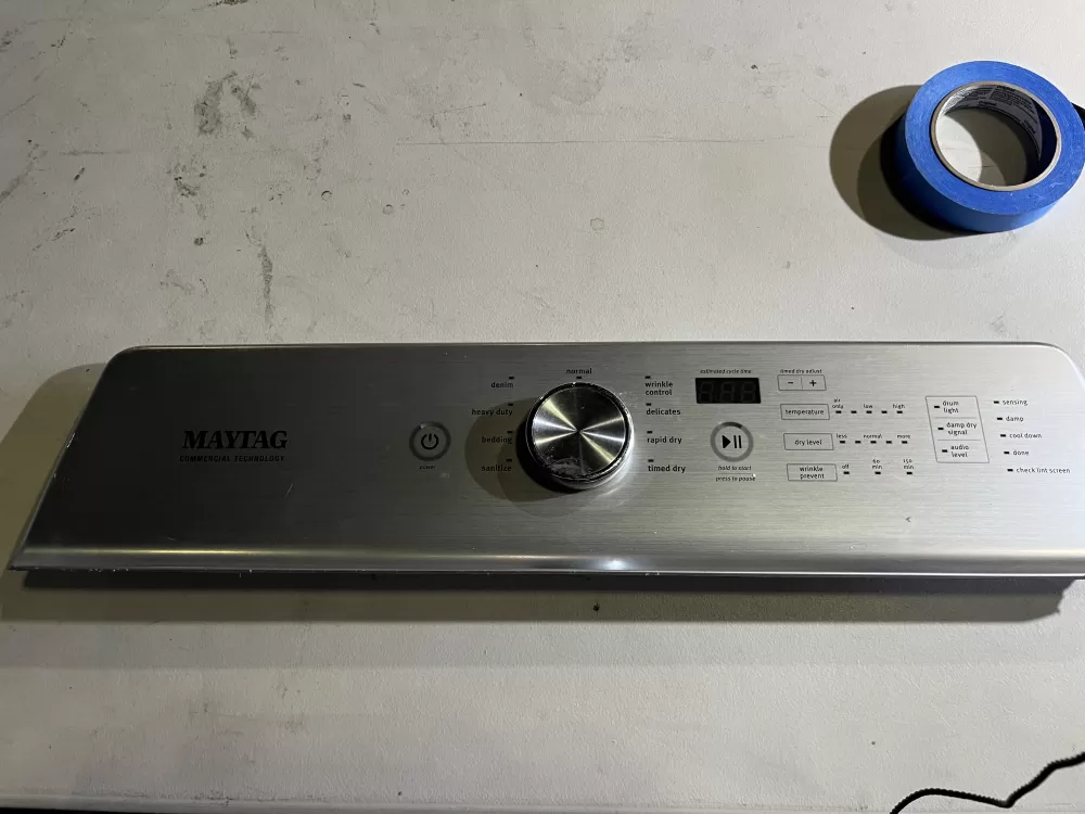 Whirlpool  Maytag W10914124 Dryer Control Panel