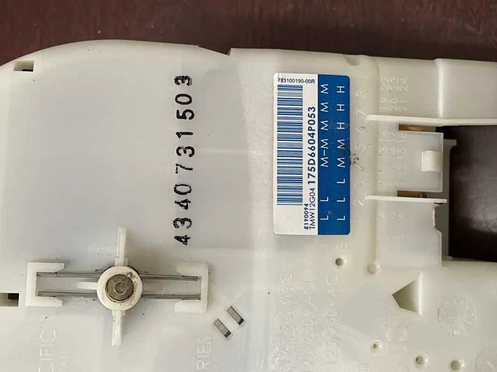 GE WH12X10527 175D6604P053 Washer Timer AZ31527 | KM124