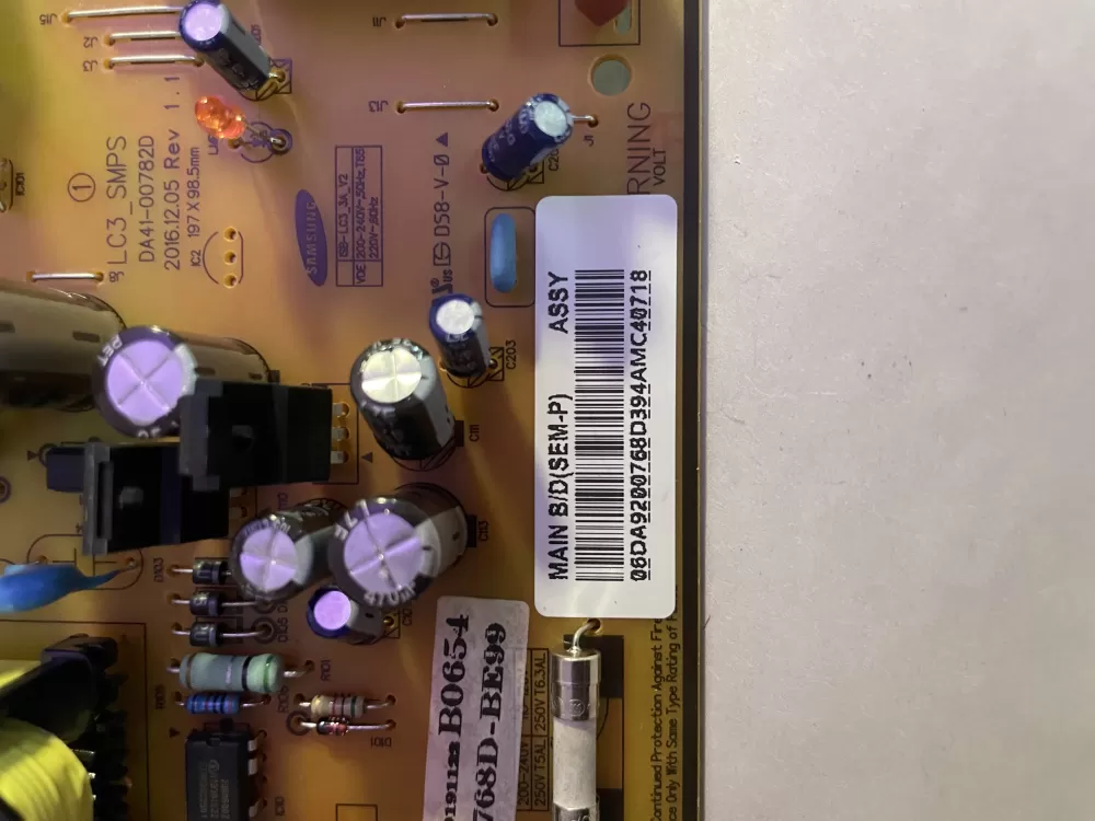 Samsung DA92 00768D Refrigerator Control Board Inverter AZ195770 | Wm824