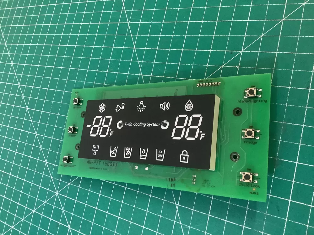 Samsung DA41-00463E Refrigerator Dispenser Display Control Pn: