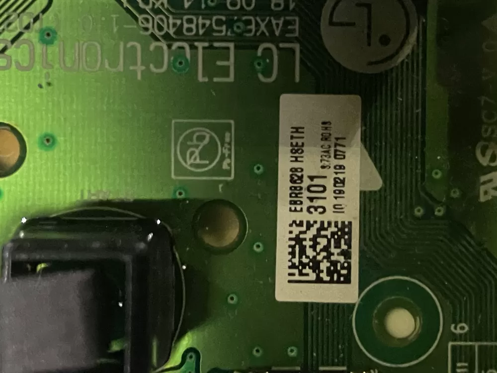 LG EBR86283101 Washer Control Board Display AZ28172 | WMV239