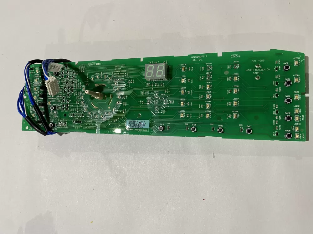 Whirlpool Kenmore W10583043 WPW10578751 AP6023176 W10578751 PS11756517 Washer Control Board Interface
