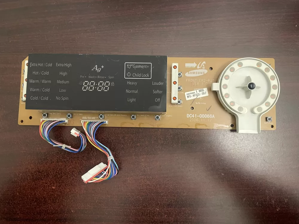 Samsung  LG  Maytag MFS-WF206L-S0  MFS-WF318A-T0  DC41-00052A  DC41-00066A  MFS-WF327L-T0  DC92-00124A Washer Control Board