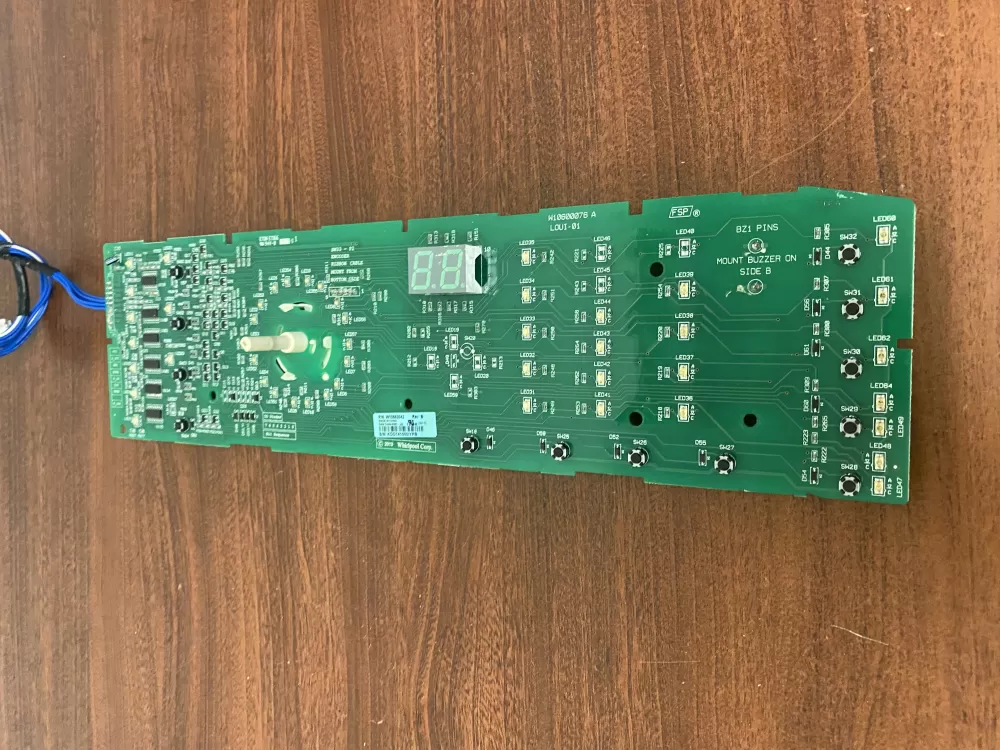 Whirlpool  Kenmore W10583043 WPW10578751 AP6023176  W10578751 PS11756517 Washer Control Board Interface