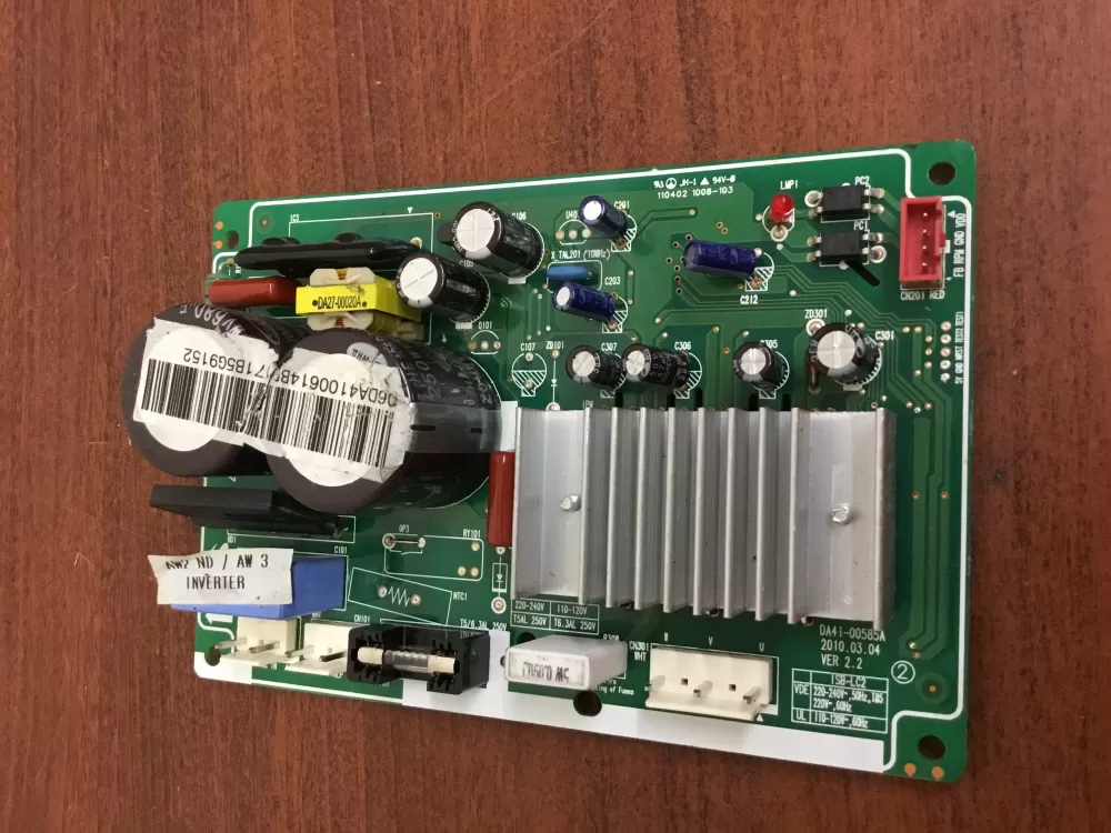 Samsung DA41 00585A 00614B Refrigerator Control Board Inverter AZ34918 | NR333