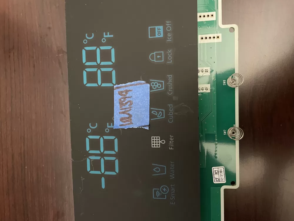 Samsung DA92 00595A Refrigerator Control Board Dispenser AZ70476 | KM1394