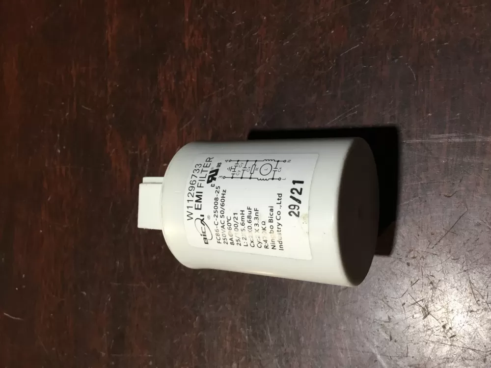 Whirlpool W11296733 W11638178 Washer Control Board Emi Filter