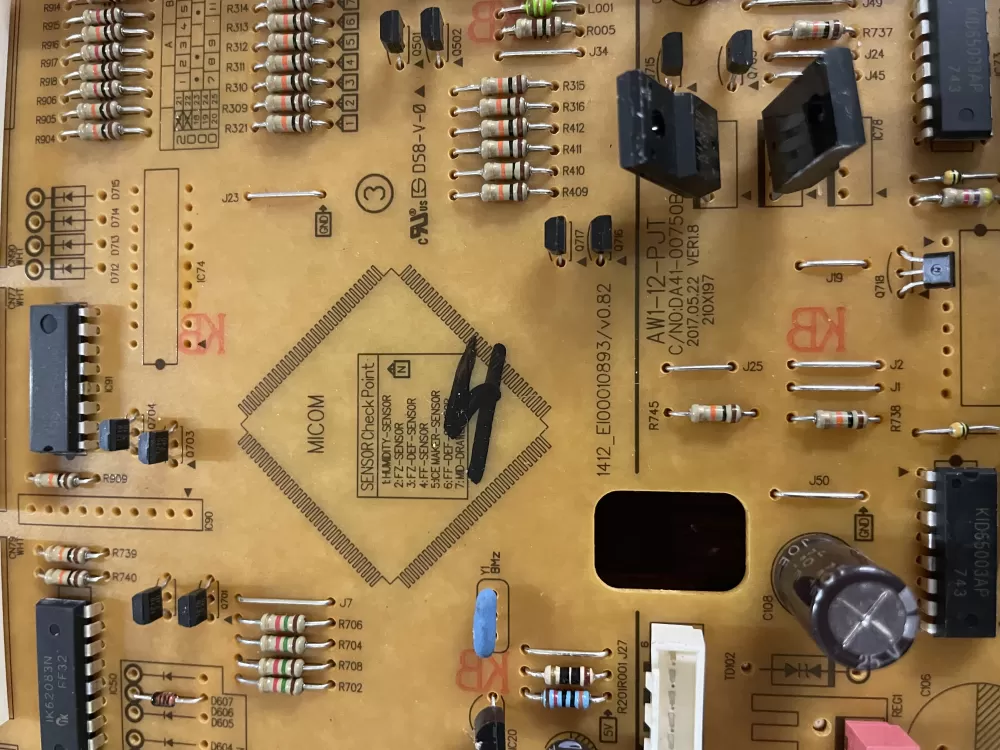 Samsung DA92 00384L DA9200384L Refrigerator Control Board AZ68824 | KM1783