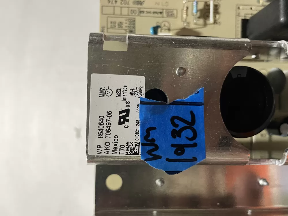 Whirlpool Kenmore WPW10163007 8540540 Washer Control Board AZ227829 | Wm1932