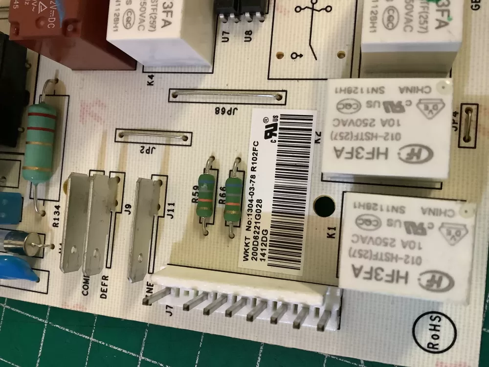 GE 200D6221G028 EBX1110P002 Refrigerator Control Board AZ200370 | NR2783