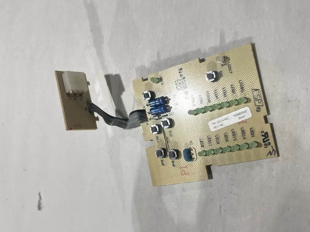 KitchenAid  Whirlpool 2214765 Refrigerator Control Board
