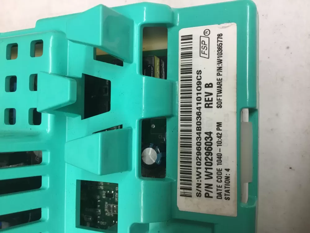 Whirlpool W10296034 W10393489 PS3495160 Washer Control Board AZ52161 | NR1873