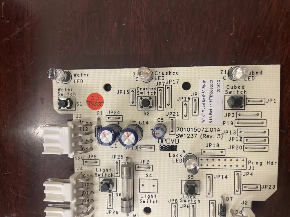 GE 197D5686G002 Refrigerator Control Board AZ38351 | KM717