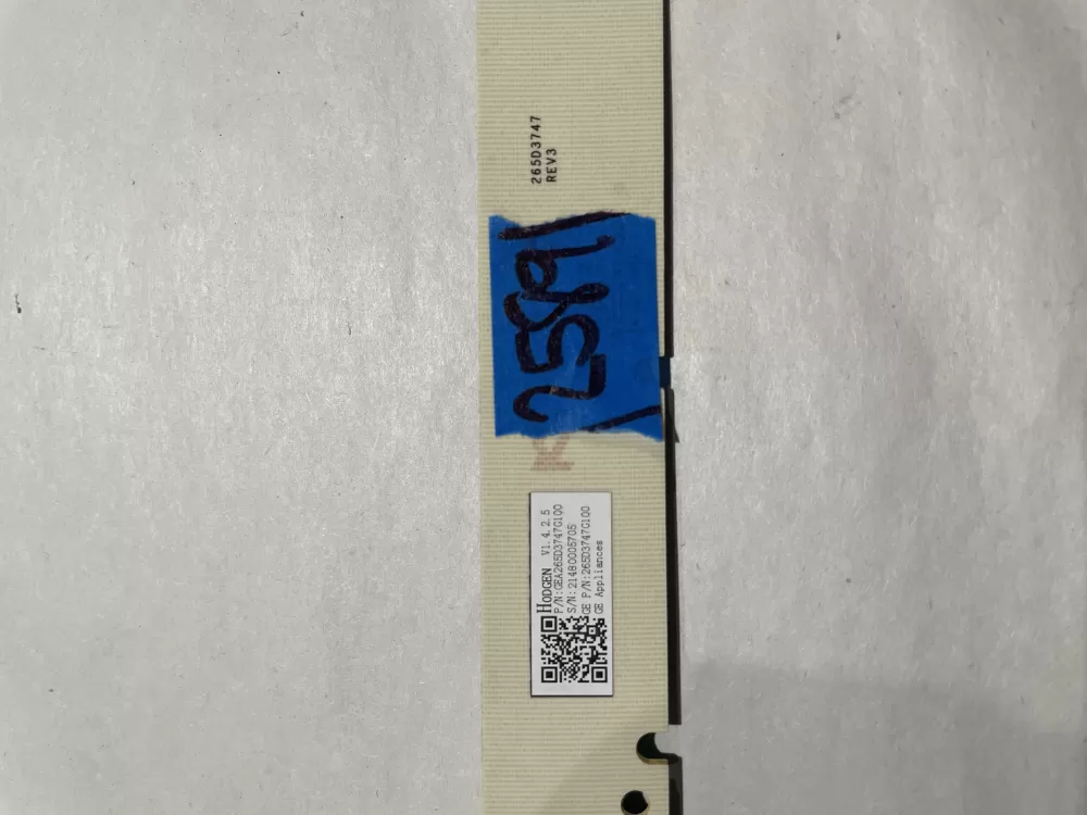 GE 265D3747G100 Dishwasher Control Board AZ186993 | KM2589